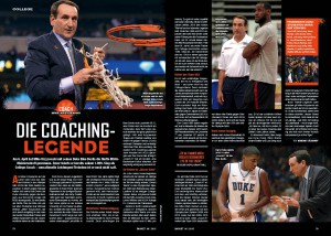 Den kompletten Artikel über Mike Krzyzewski gibt’s in BASKET 6/2015.