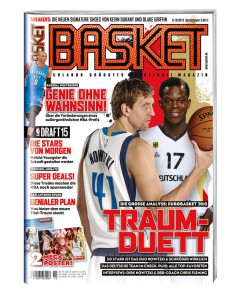 Die neue BASKET 9-10/2015 mit EM-Special und vielem mehr.