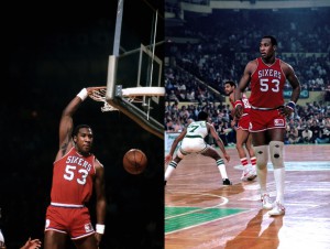 Darryl Dawkins begann seine NBA-Karriere bei den Philadelphia 76ers (Fotos: Getty Images)