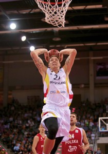 Daniel Theis’  Schulter wird nicht rechtzeitig zur EM wieder voll belastbar. Foto: Imago