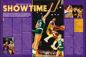 Unter anderem dabei: Ein Artikel über die Los Angeles "Showtime" Lakers.