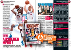 Die Analyse zu den Los Angeles CLippers gibt’s in BASKET 11/2015.
