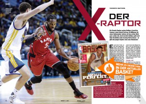 Die Story zu DeMarre Carroll und den Raptors findet ihr in BASKET 1/2016.