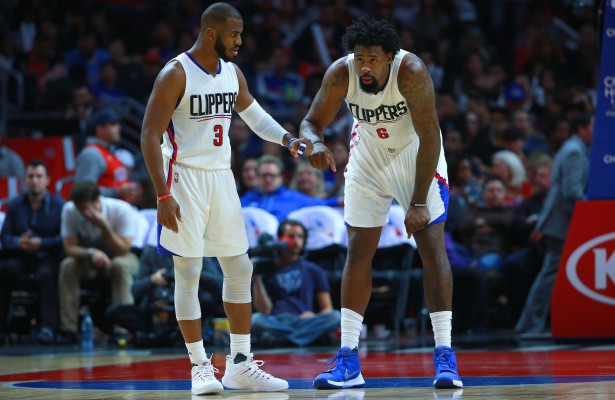 DeAndre Jordan zusammen mit Chris Paul.