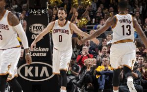 Unfassbar, Kevin Love scort 34 Punkte im ersten Viertel (Foto: Getty Images).