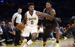 Nick Young ist weiterhin in guter Form und traf vier seiner fünf Versuche von "Downtown" (Foto: Getty Images).
