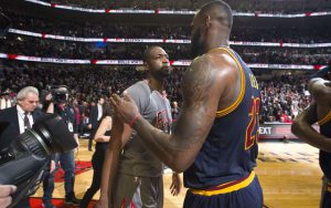 Die Freunde LeBron James und Dwyane Wade gewannen gemeinsam zwei Meisterschaften mit den Miami Heat (Foto: Getty Images). 