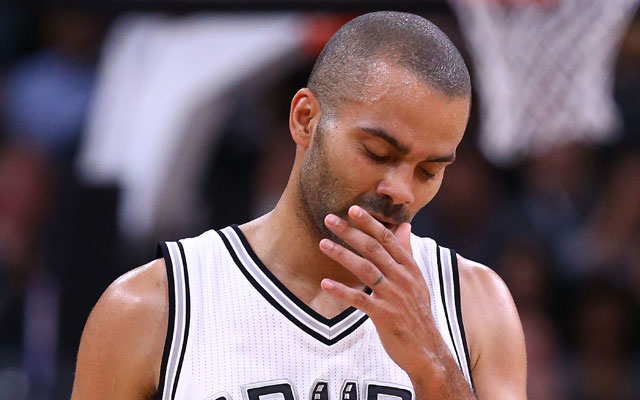 Tony Parker von den San Antonio Spurs ist in den NBA-Playoffs enttäuscht.