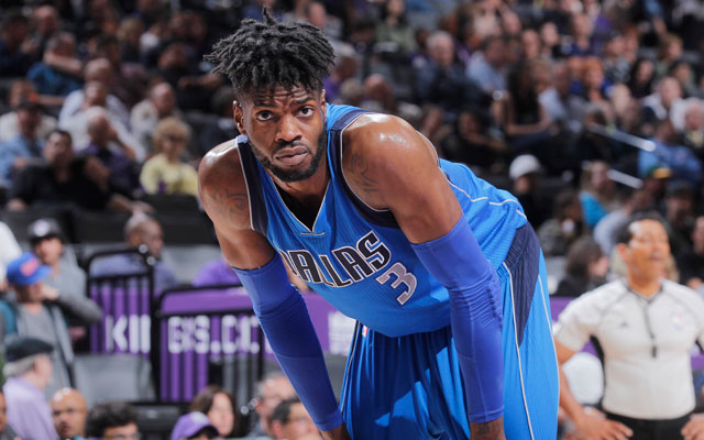 Nerlens Noel während eines NBA-Spiels mit den Dallas Mavericks.