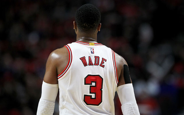 Dwyane Wade im Trikot der Chicago Bulls.
