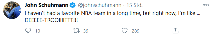 JohnSchuhmann Twitter