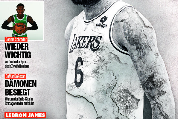 BASKET 02/2022: LeBron James – Kratzer am Denkmal? Die Frage nach dem besten Spieler der Welt beantwortete sich in den vergangenen fast zwei Jahrzehnten fast immer von selbst: LeBron James! Wo steht der King aktuell in der NBA-Hierarchie – und wie kann er seinen Thron zurückerobern?