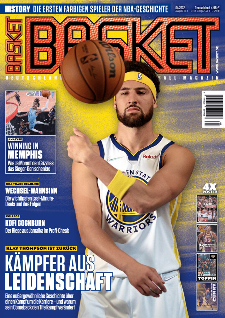 Ausgabe 04/22 von BASKET ist jetzt im Zeitschriftenhandel erhältlich
