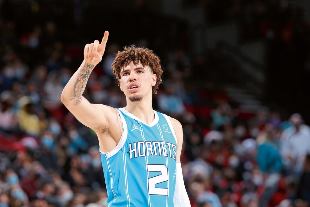 Von Kindesbeinen an kennt LaMelo Ball nur ein Ziel: ganz nach oben. (Foto by Sam Forencich/NBAE via Getty Images)
