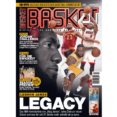 BASKET – Deutschlands größtes Basketballmagazin: Ausgabe 11/2022